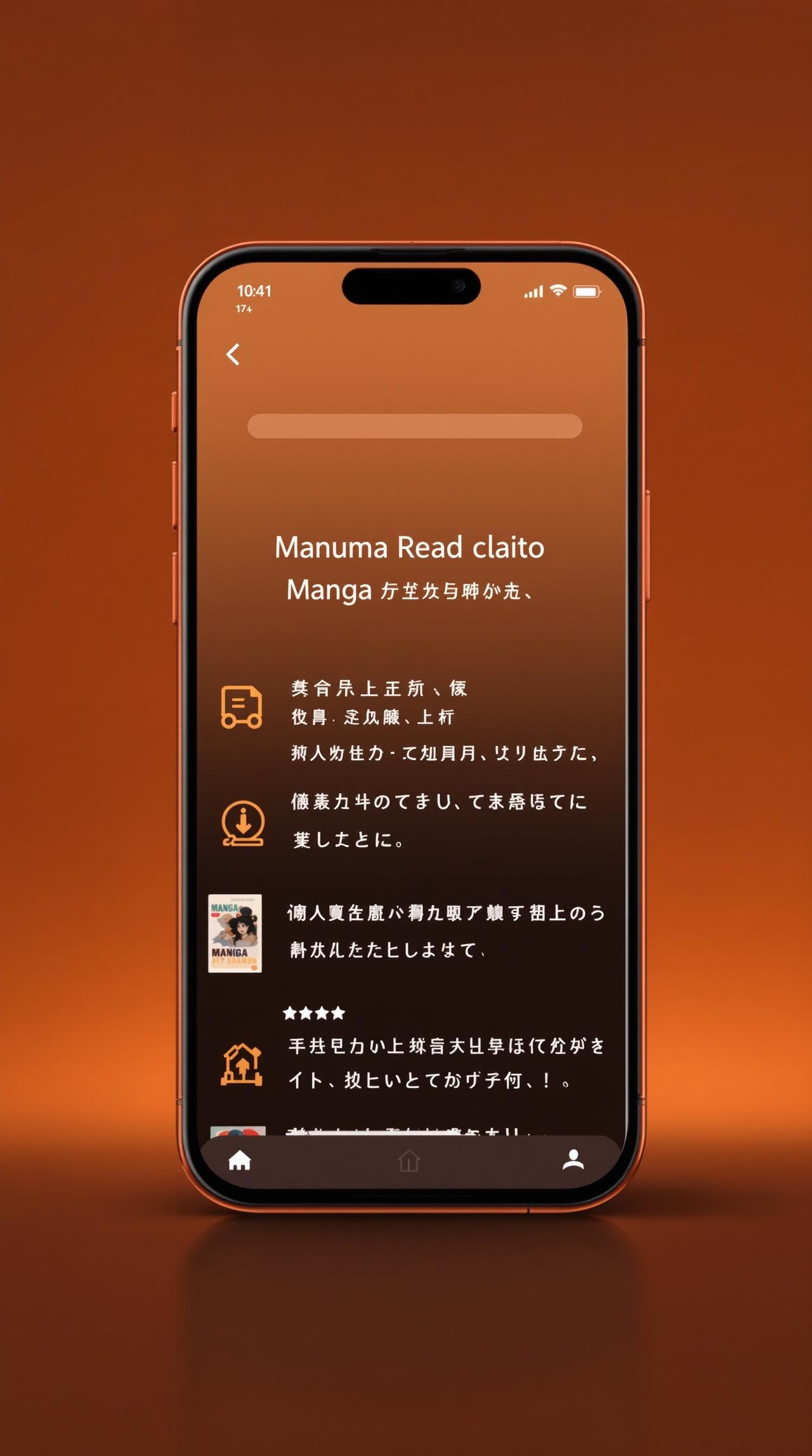动漫APP阅读界面